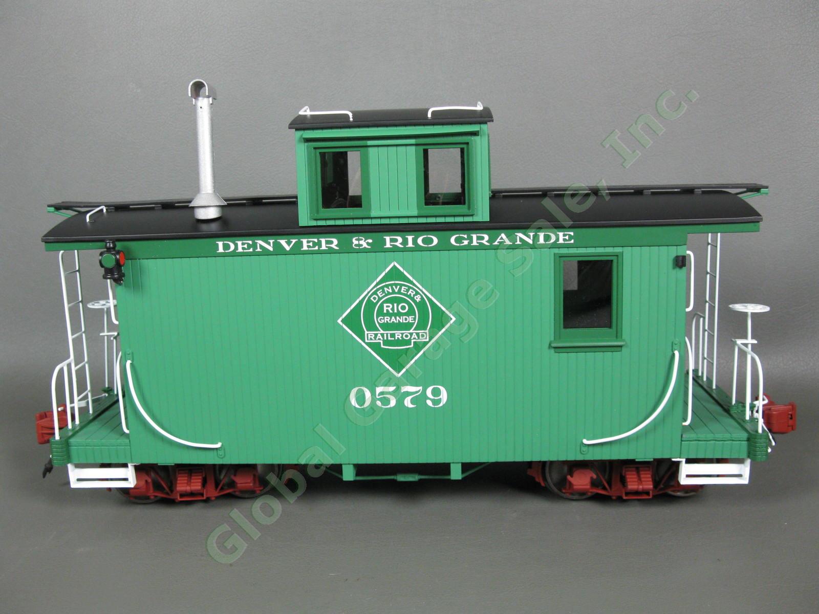 RARE Accucraft AMS AM33-016 Green Denver Rio Grande Short Caboose D&RG #0579 NEW 4