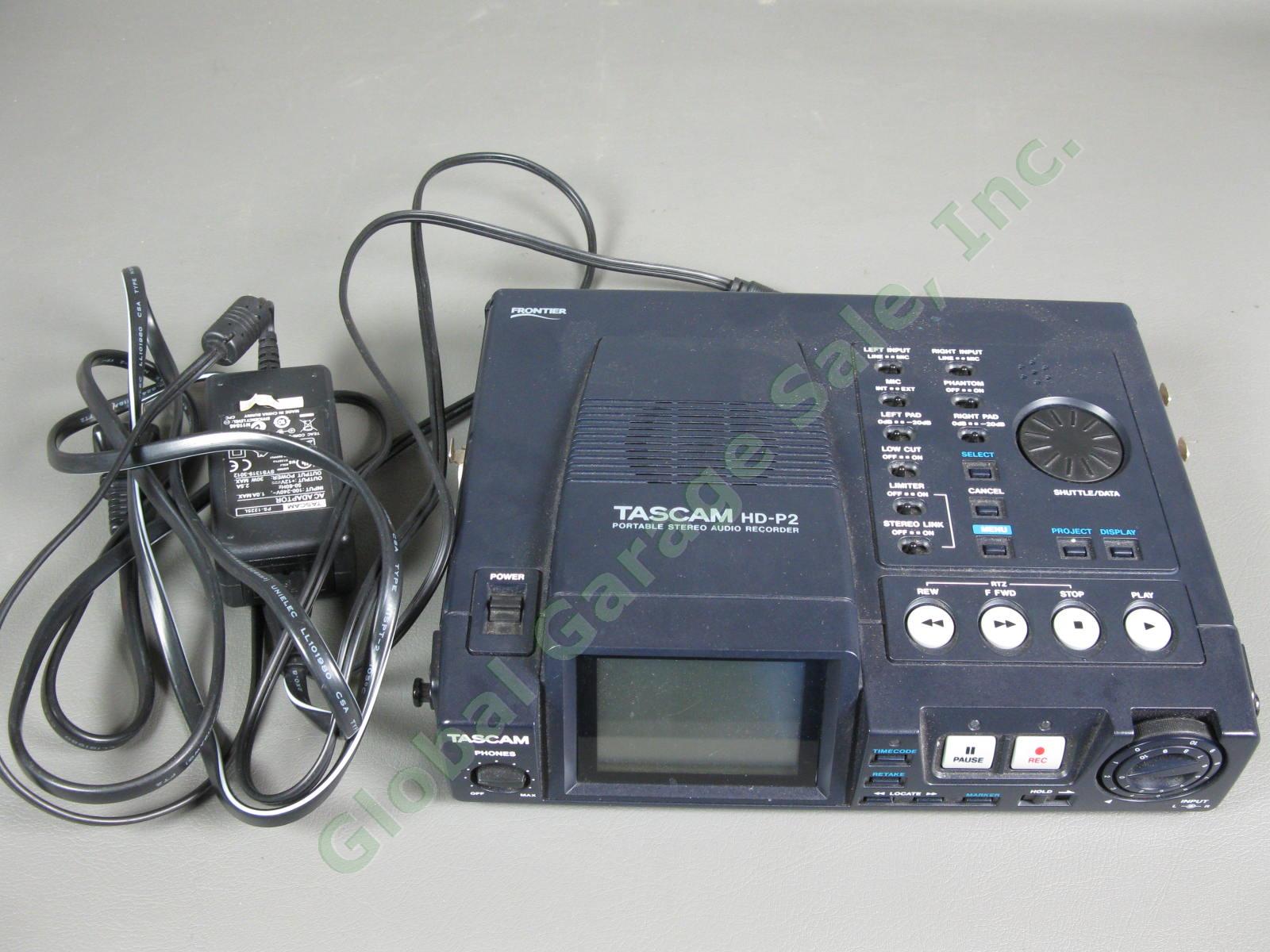 TASCAM Frontier HD-P2 Portable Stereo High Definition Multi Track Audio Recorder 2