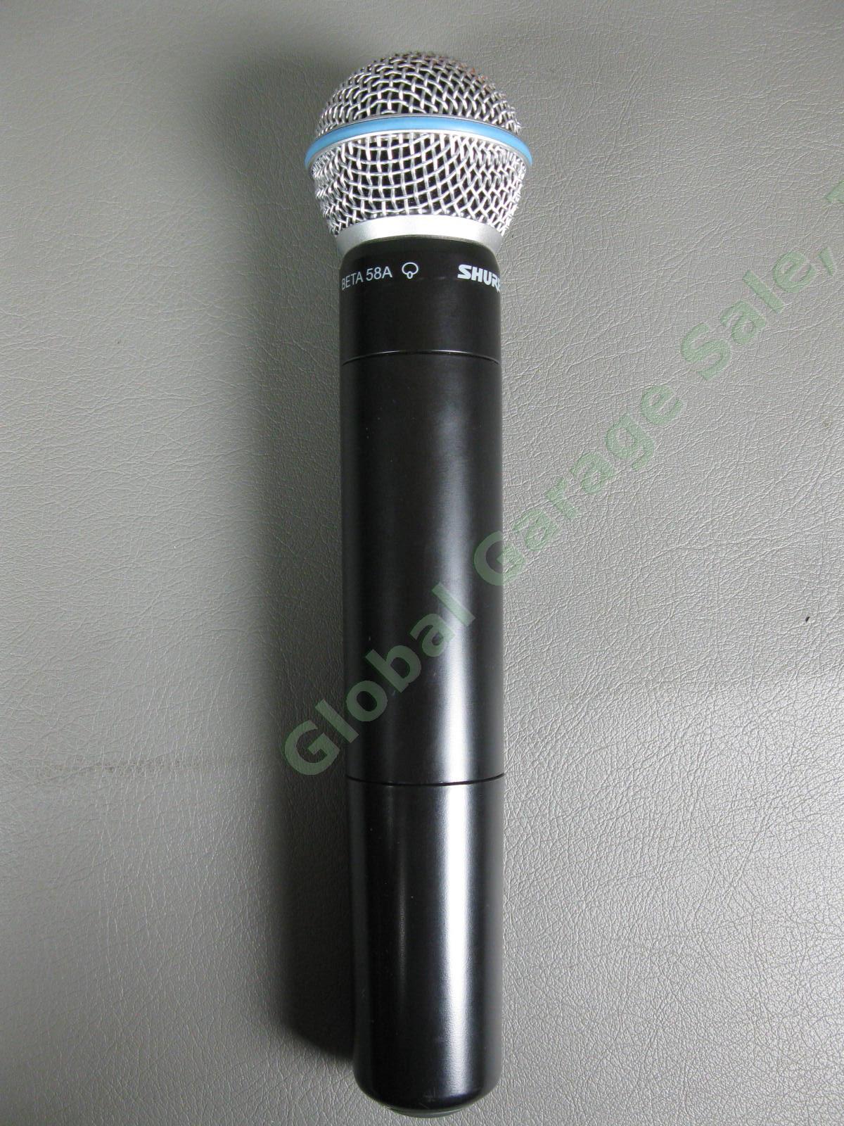 Shure Performance Gear PGX4 Wireless Receiver PGX2 Microphone Beta 58A Cap NR 5