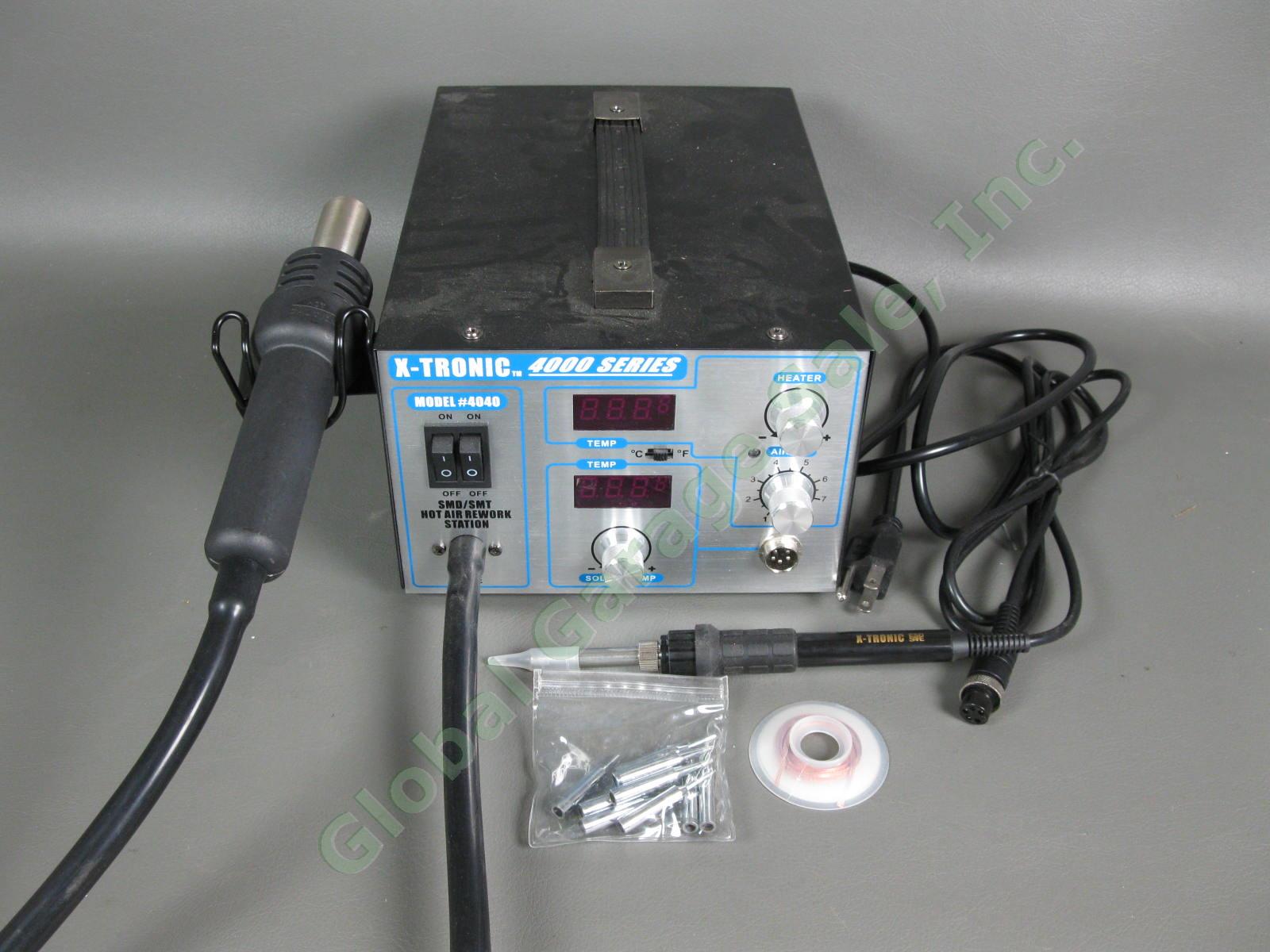 X-Tronic Series 4000 #4040 SMD SMT Hot Air Rework Soldering Iron Solder Station