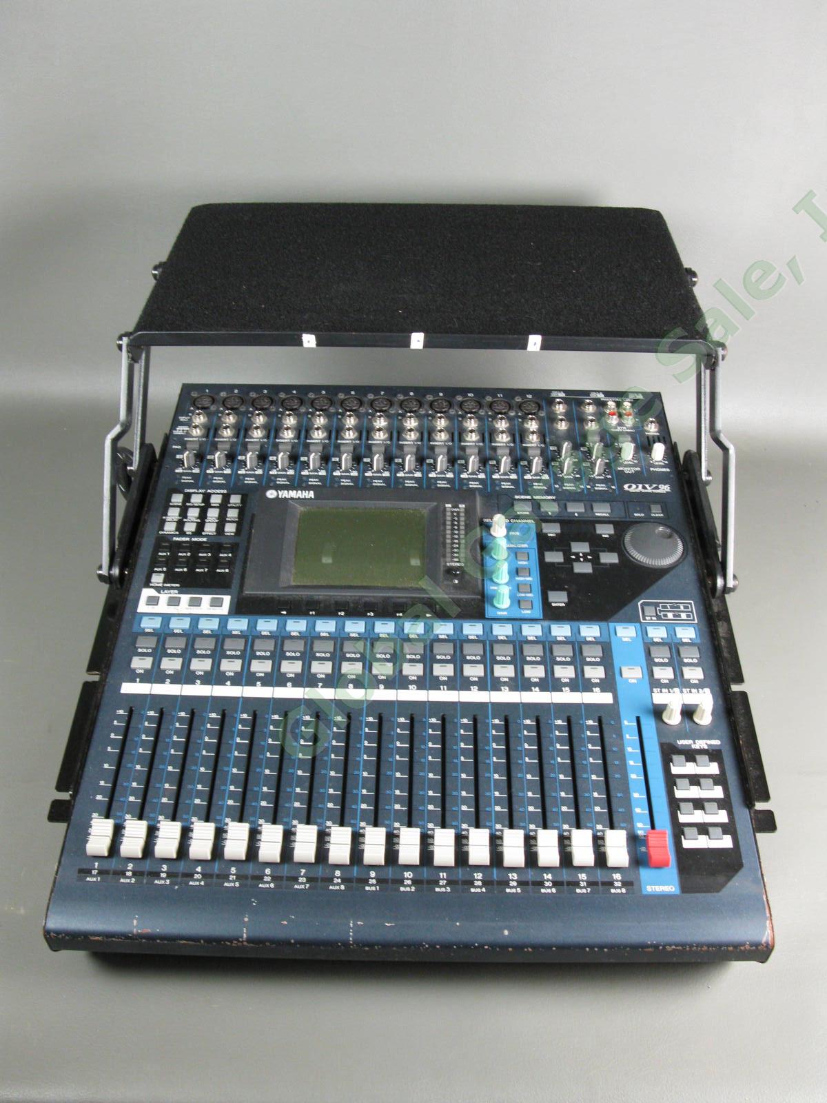Yamaha 01V96 Digital Live Studio Mixing Console Mixer w/Gator Road Case & Manual