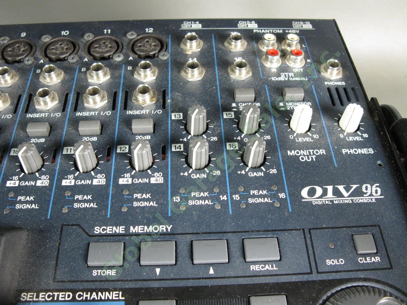 Yamaha 01V96 Digital Live Studio Mixing Console Mixer w/Gator Road Case & Manual 1