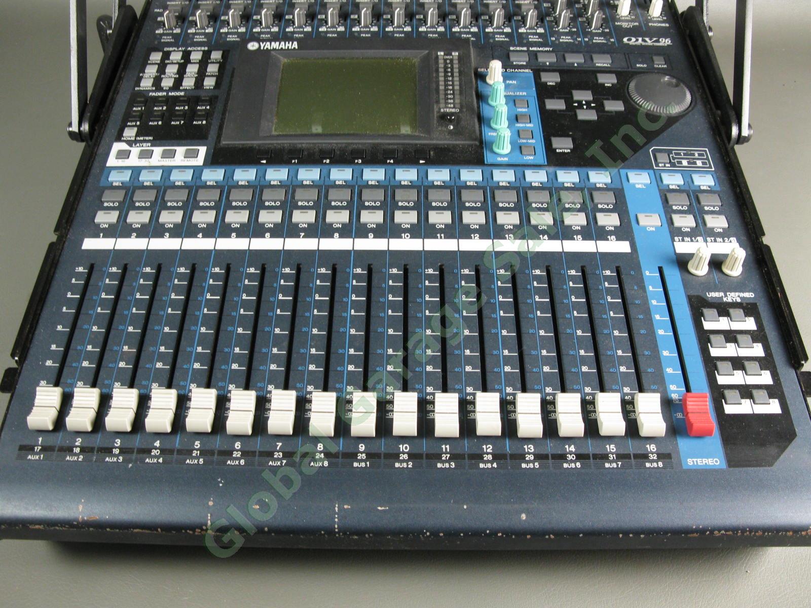 Yamaha 01V96 Digital Live Studio Mixing Console Mixer w/Gator Road Case & Manual 3