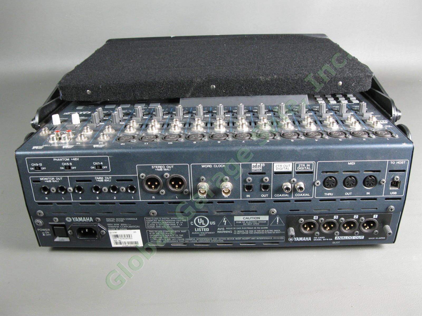 Yamaha 01V96 Digital Live Studio Mixing Console Mixer w/Gator Road Case & Manual 5