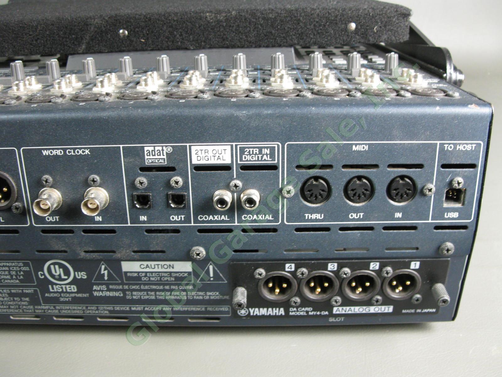 Yamaha 01V96 Digital Live Studio Mixing Console Mixer w/Gator Road Case & Manual 7