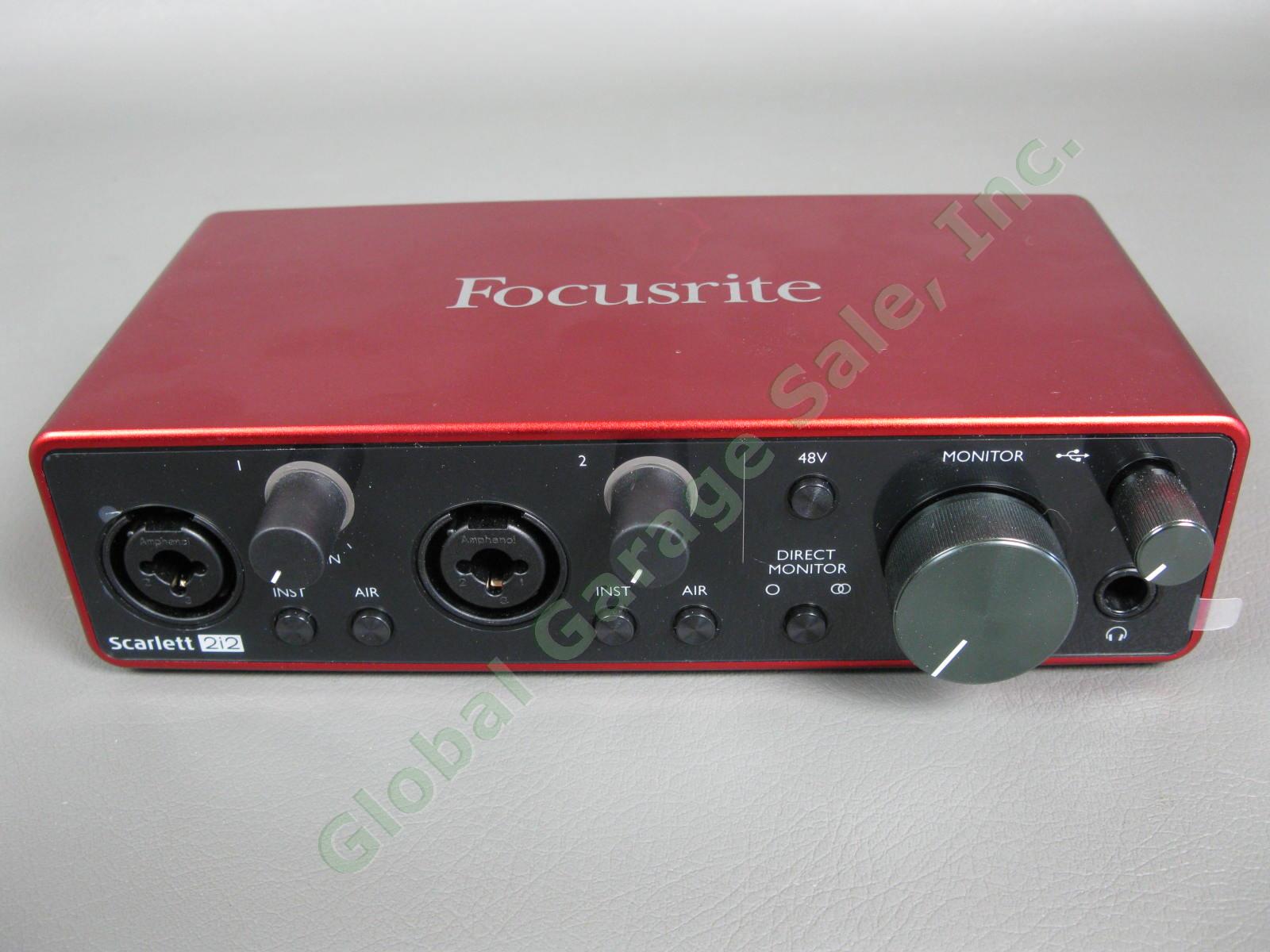 Focusrite Scarlett 2i2 3rd Generation USB Essential Audio Interface Mic Pre Amp