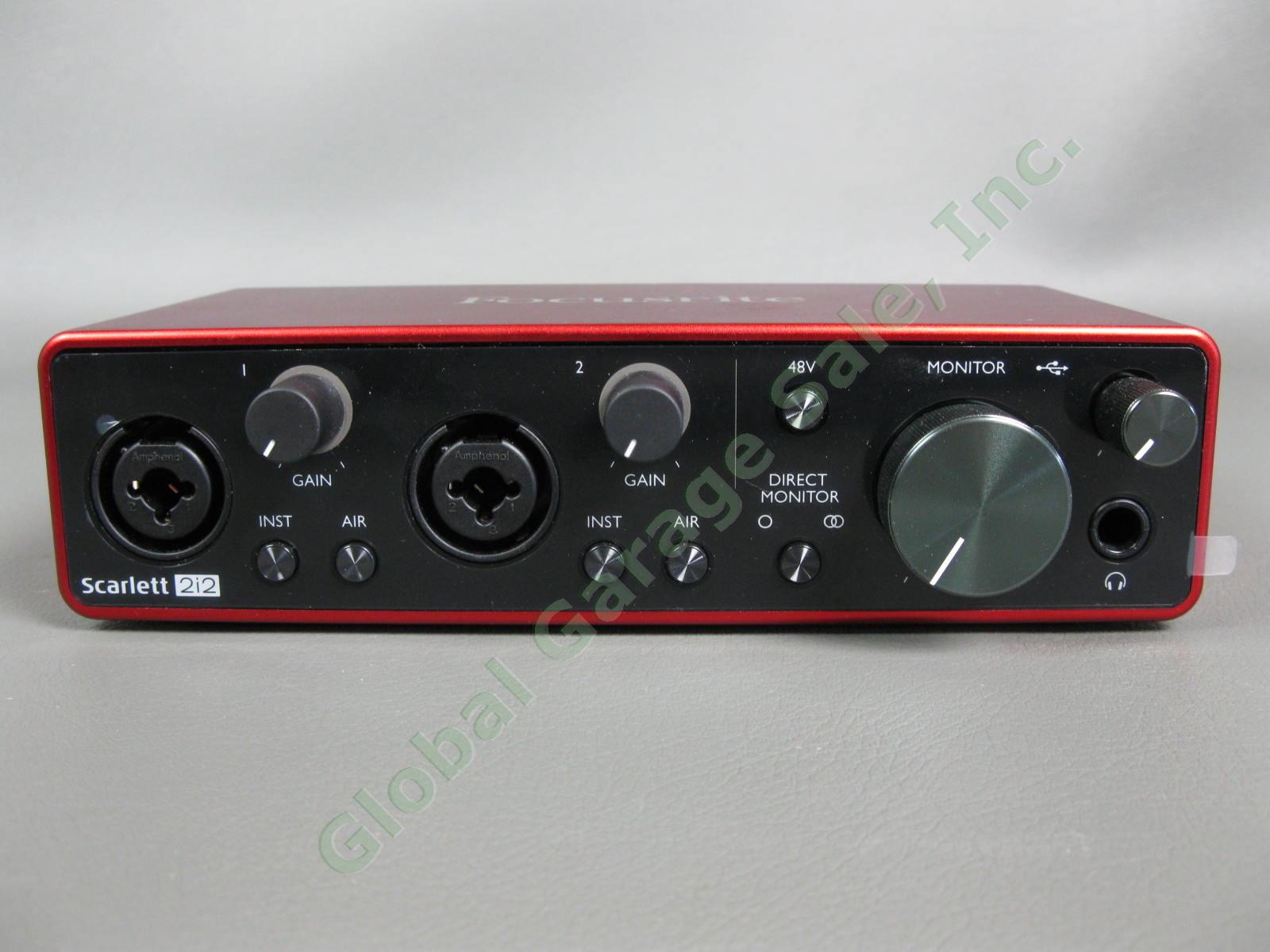 Focusrite Scarlett 2i2 3rd Generation USB Essential Audio Interface Mic Pre Amp 1