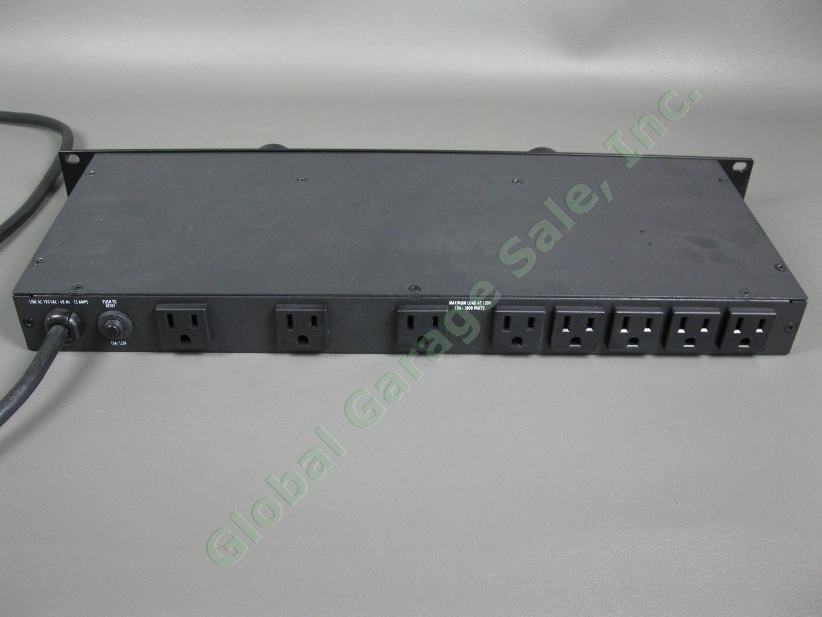 Furman Merit M-8Lx 15A AC Standard Power Conditioner 9 Outlet Rack Mount System 3