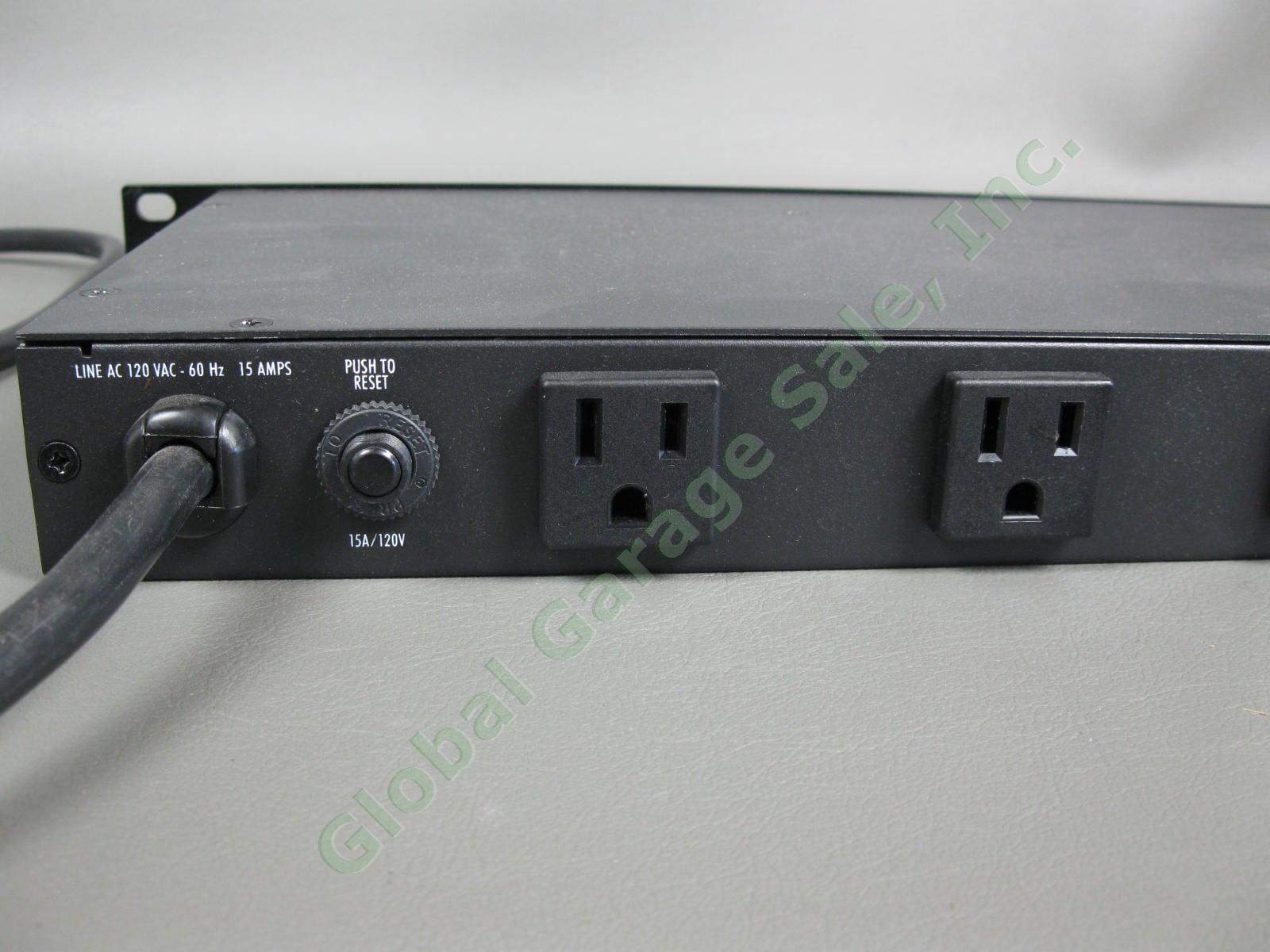 Furman Merit M-8Lx 15A AC Standard Power Conditioner 9 Outlet Rack Mount System 4