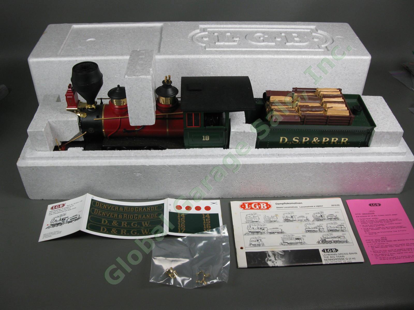 LGB G 2018D DSP&P Denver South Park Pacific 2-6-0 Mogul Steam ...