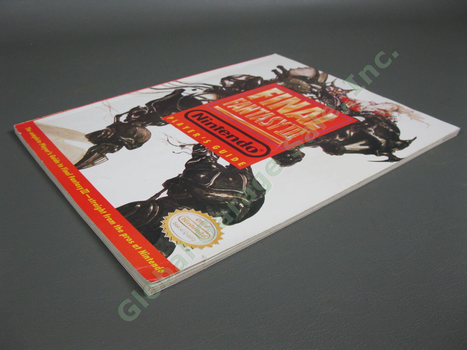 1994 Nintendo Final Fantasy III 3 Players Guide Gaming Manual Strategy Book NR 2