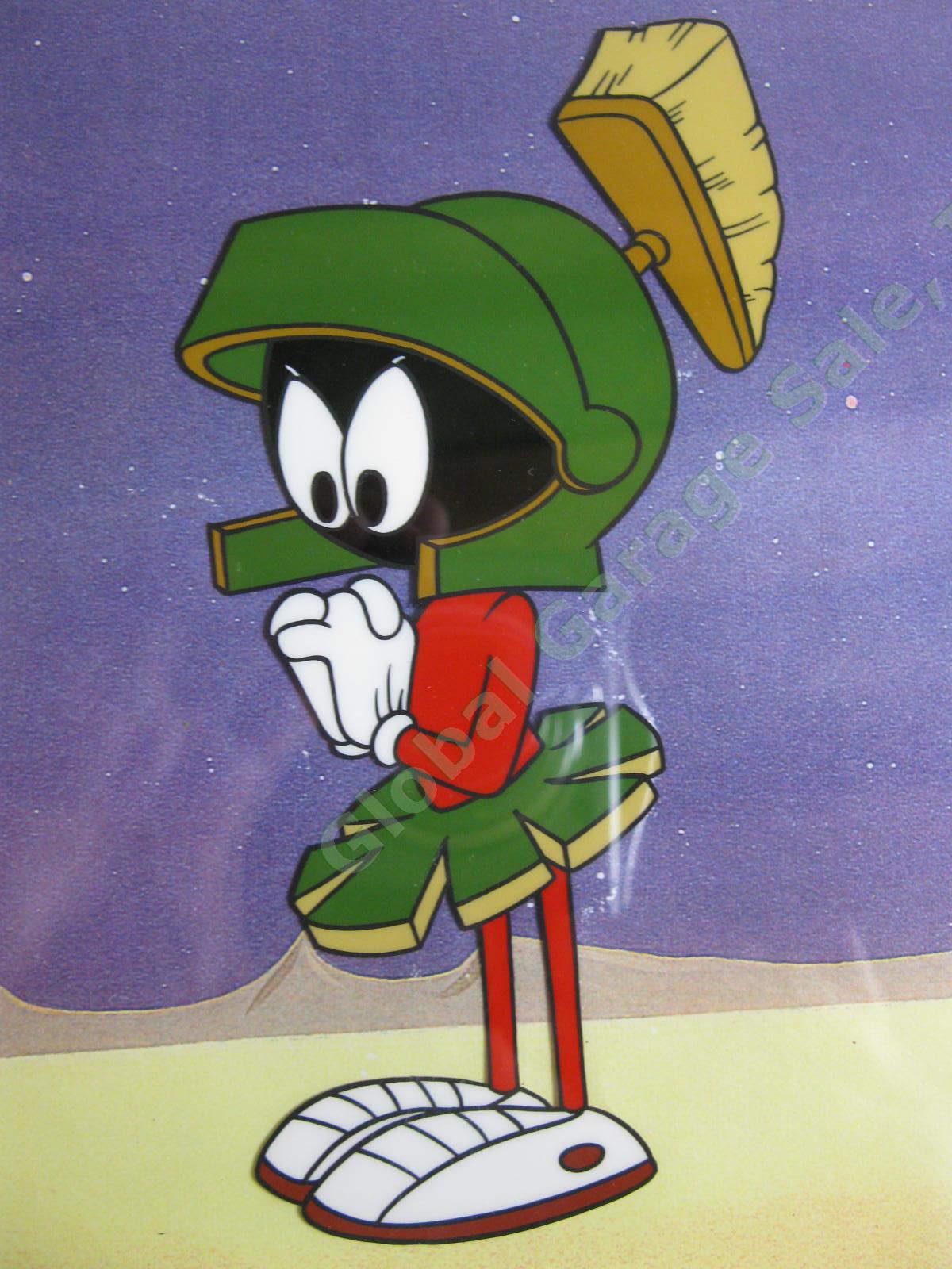 Rare Marvin The Martian Chuck Jones Animation Production Cel Earth Sign