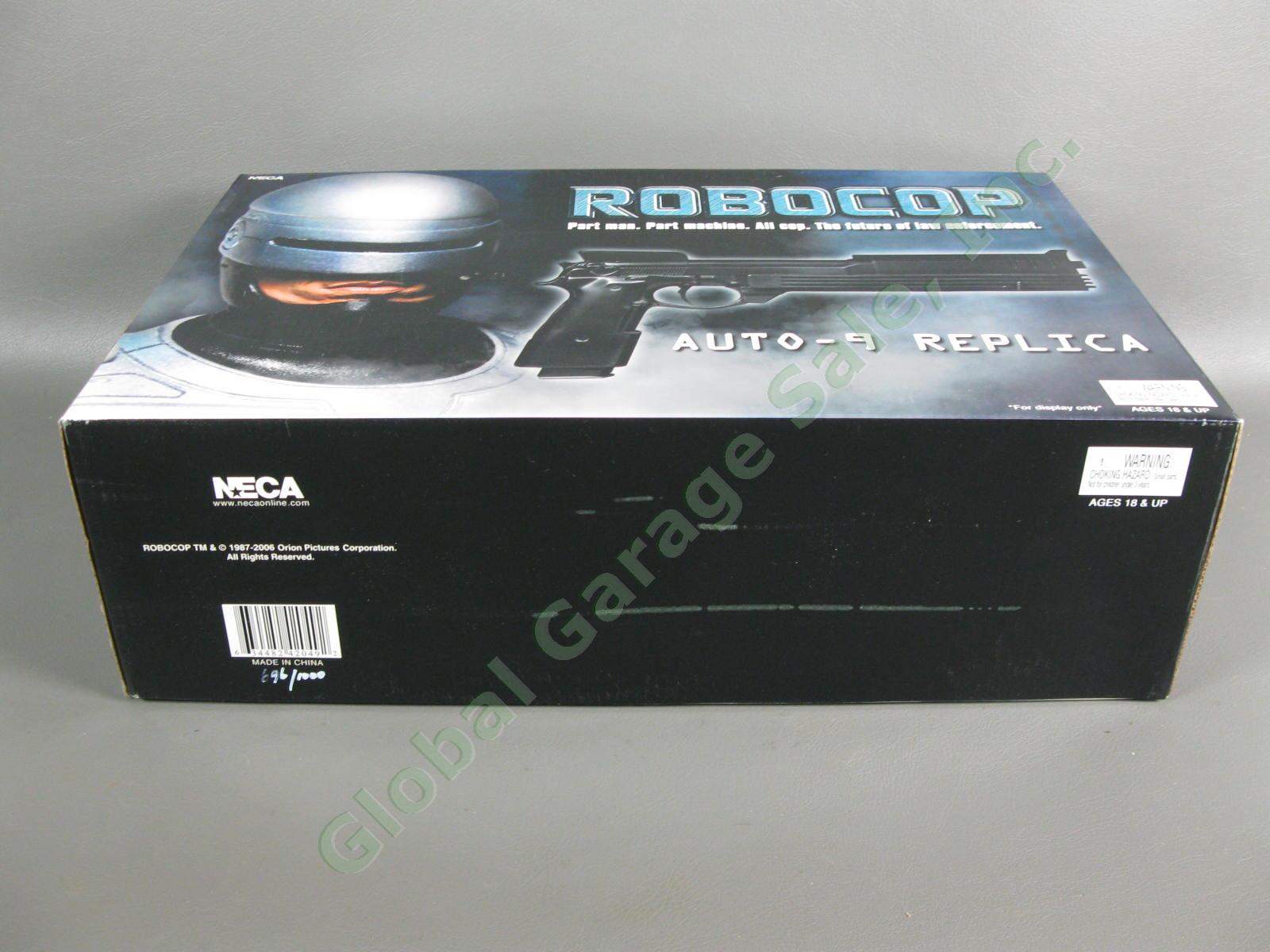 Neca ROBOCOP Beretta M93R Auto-9 Resin Gun Replica Prop Limited Edition 696/1000 2