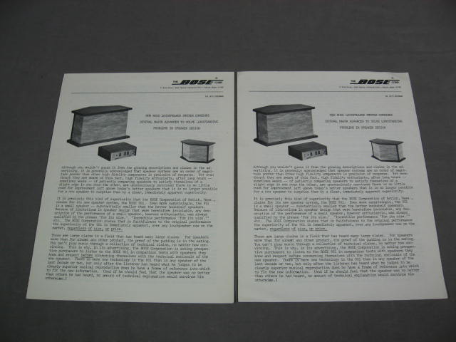 Bose 901 Series 1 I Direct Reflecting Speakers + Stands 10