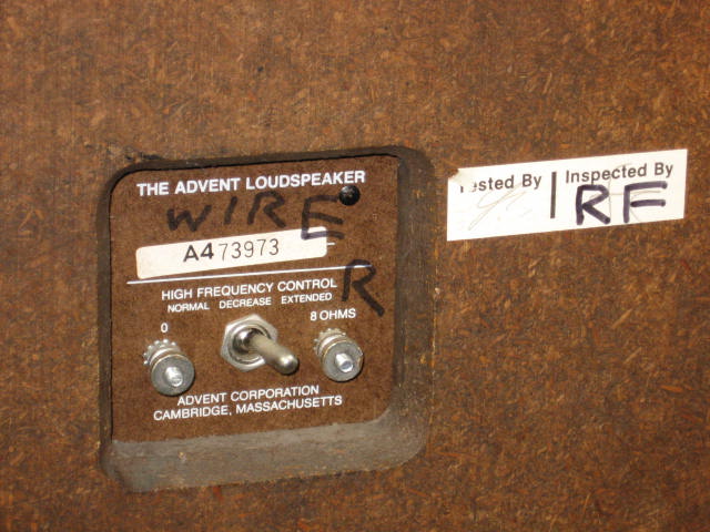 The Advent Loudspeaker Floor Standing Stereo Speakers 6