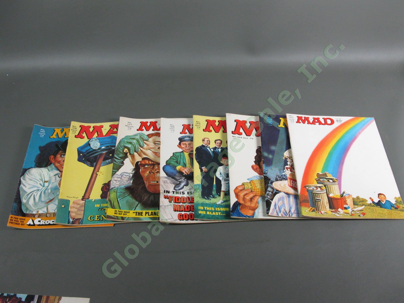 46 VINTAGE MAD Magazine Comic Book LOT Nice Run 1970-1975 136-168 Set Specials 4