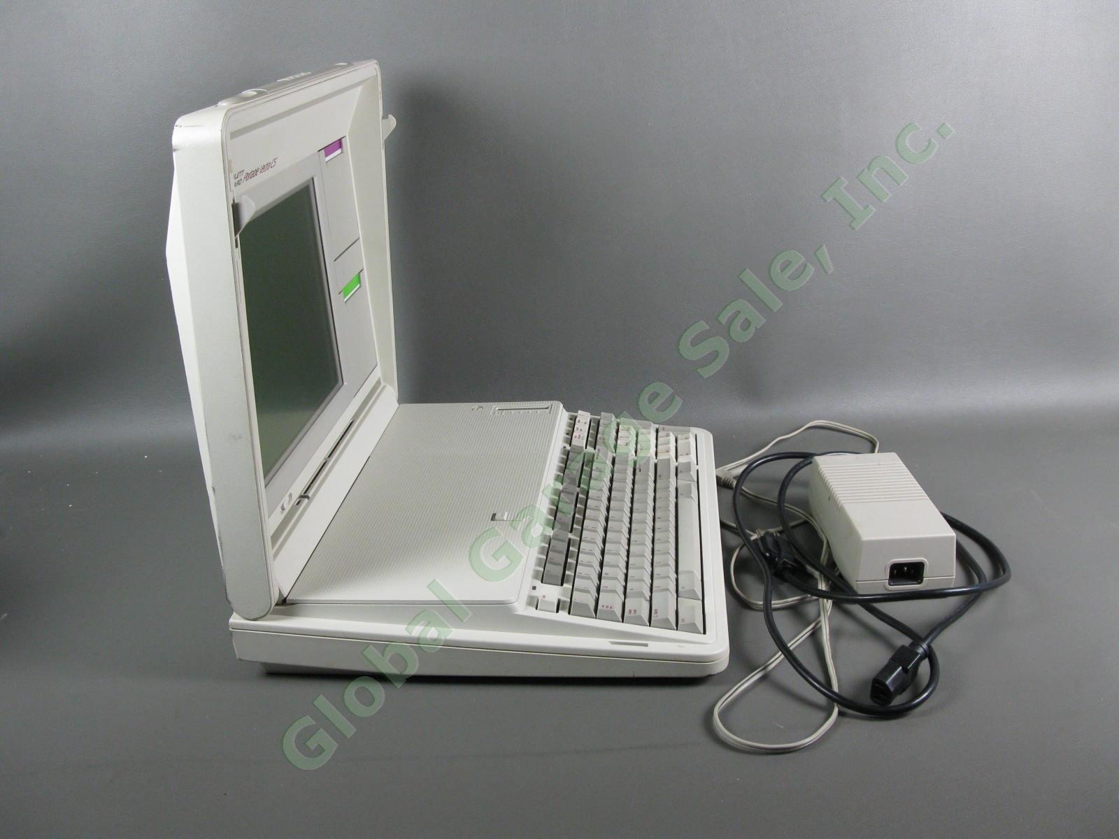 VINTAGE 1987 Hewlett-Packard Portable Vectra CS Laptop Computer Microsoft DOS NR 1