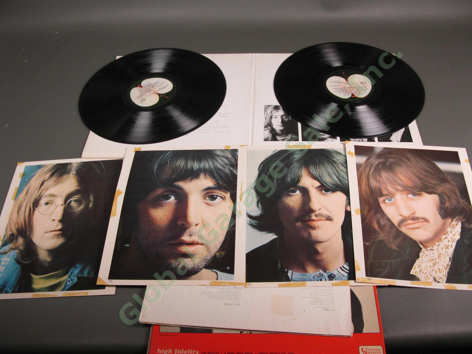 3 Canada Beatles LP Record SET LOT White Album Hard Days Night Twist and Shout 3