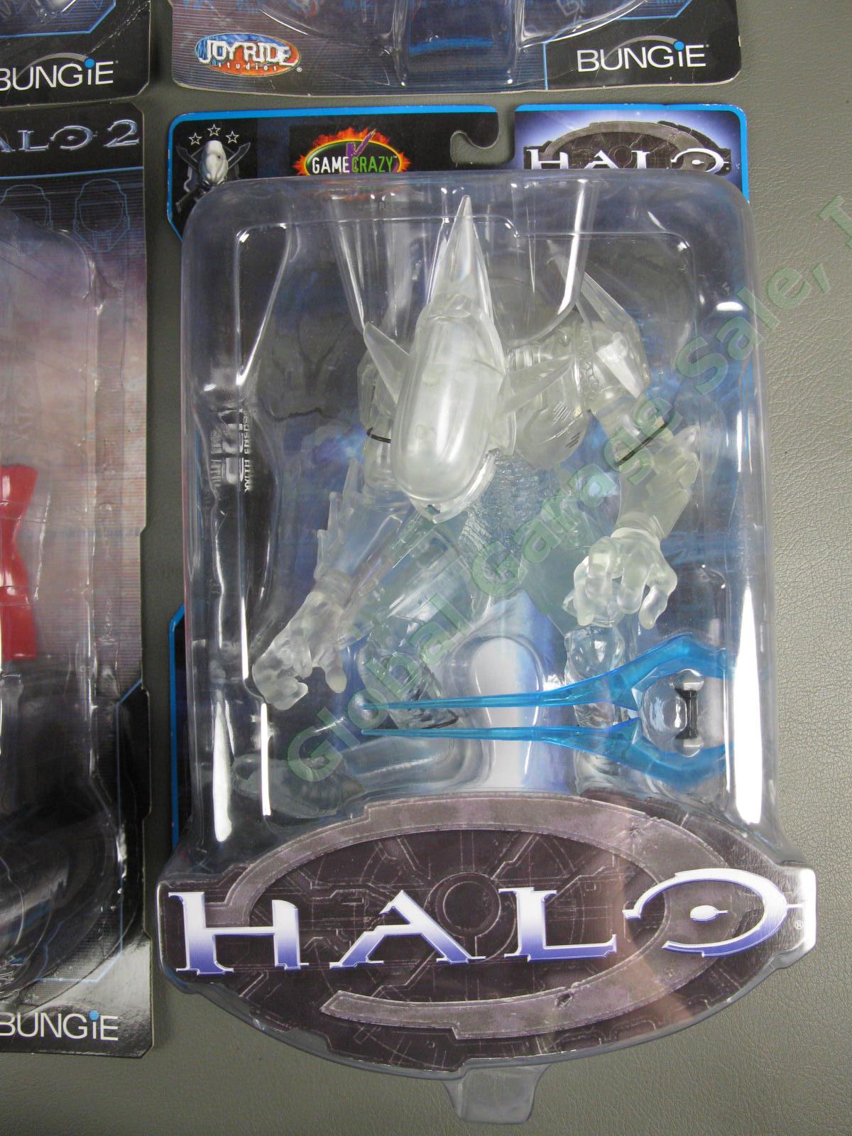 4 Halo 2 Action Figure SET Blue Steel Spartan Tartarus Camouflage Covenant Elite 4