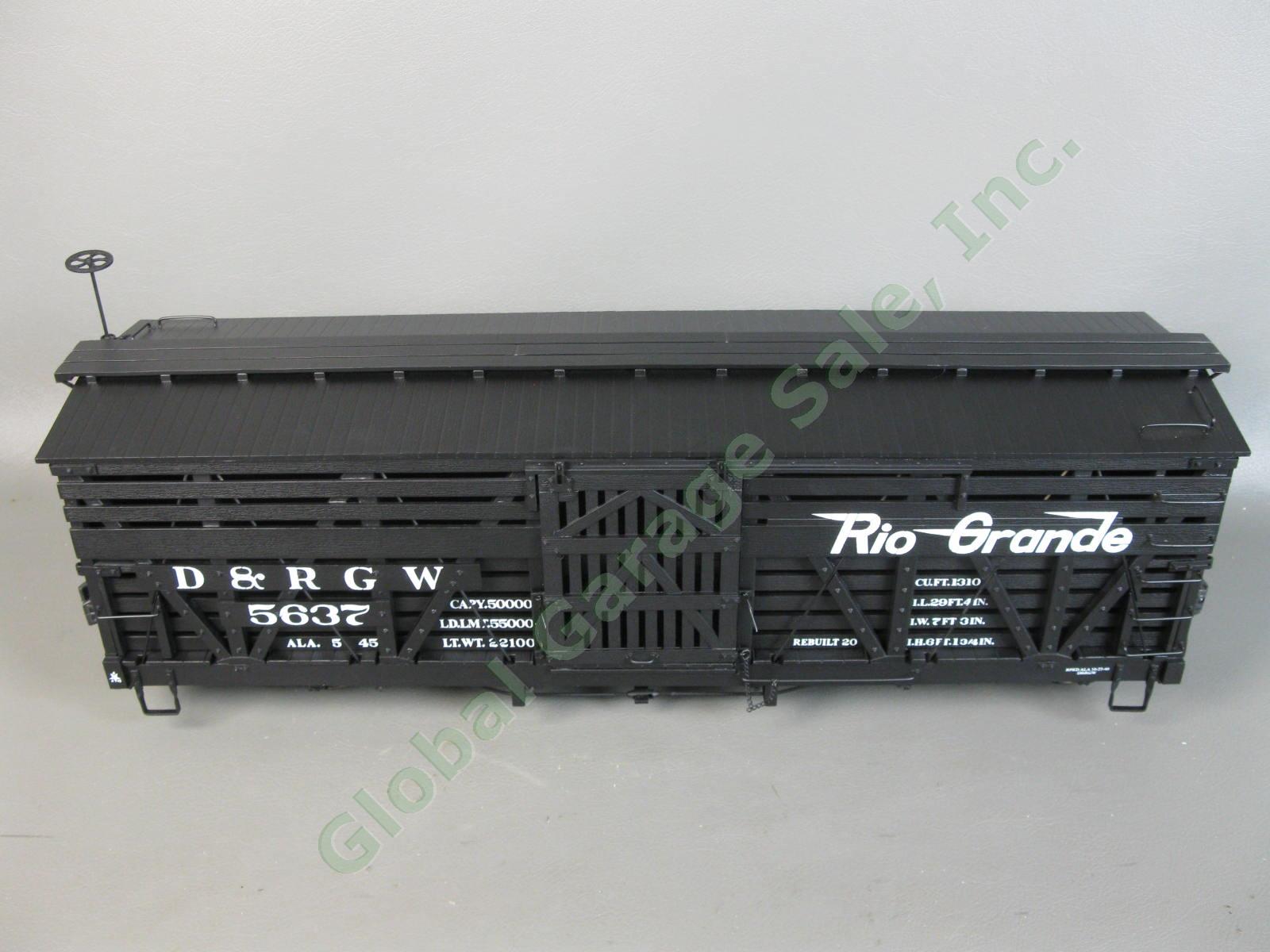 Accucraft AMS G Scale AM31-260 Rio Grande Double Deck Sheep Car D&RGW 5637 1:20 2