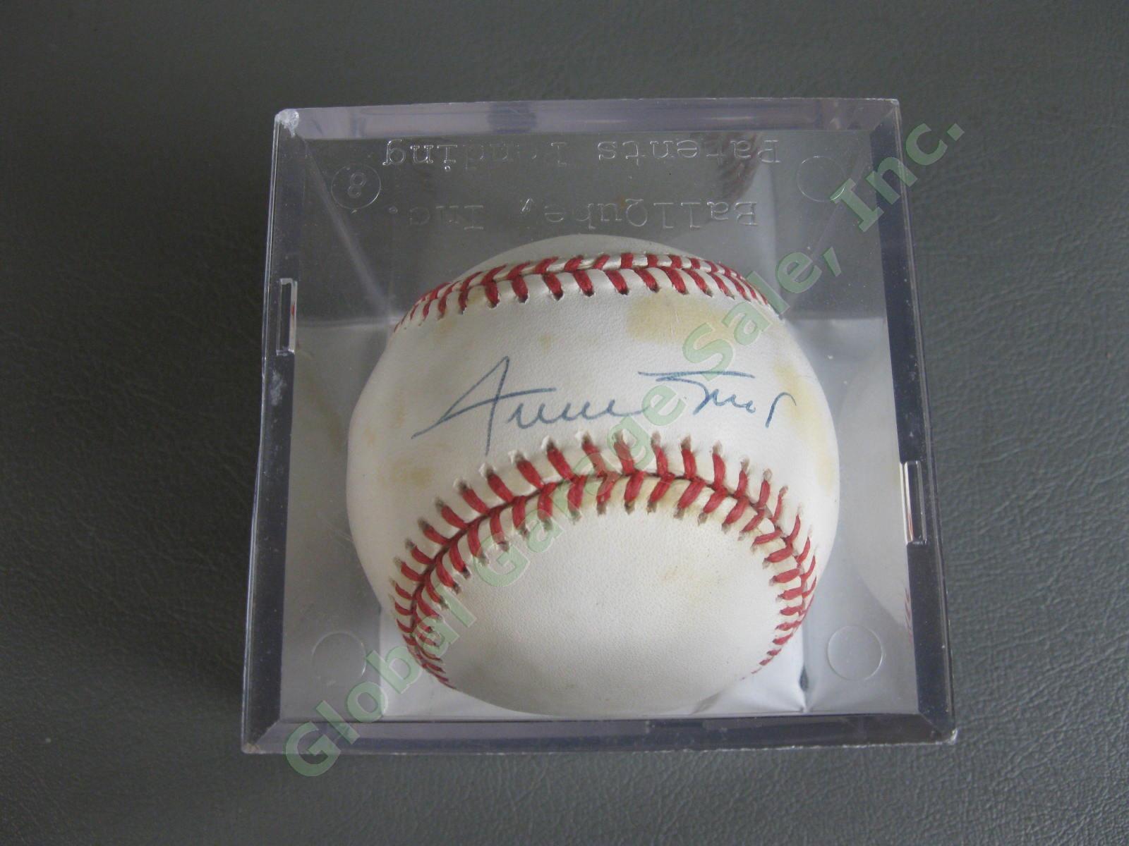 Signed Willie Mays Baseball Score Board COA HOF Autograph 660 Home Run MVP Giant