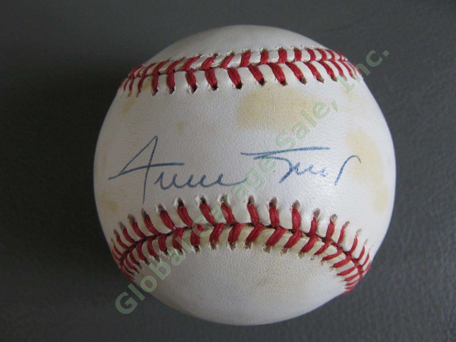 Signed Willie Mays Baseball Score Board COA HOF Autograph 660 Home Run MVP Giant 2