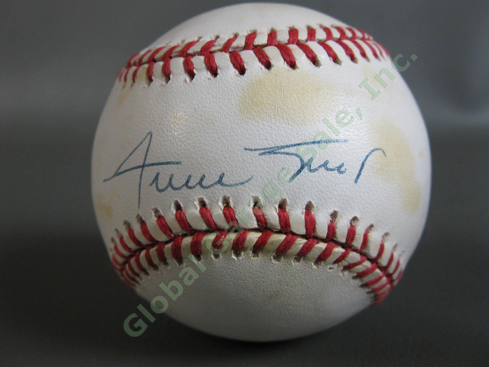 Signed Willie Mays Baseball Score Board COA HOF Autograph 660 Home Run MVP Giant 4
