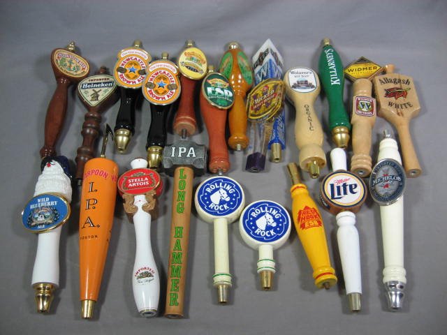 22 Bar Beer Tap Handles Tappers Lot Harpoon Sea Dog+ NR