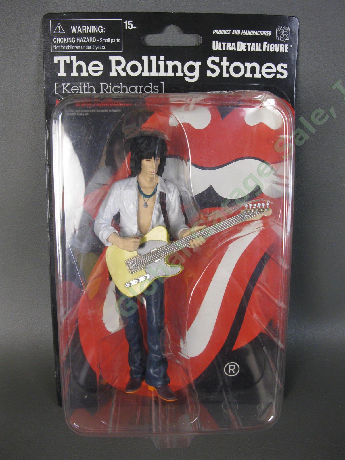 2008 Rolling Stones Keith Richards Medicom 1/6 Ultra Detail 7 Inch Action Figure