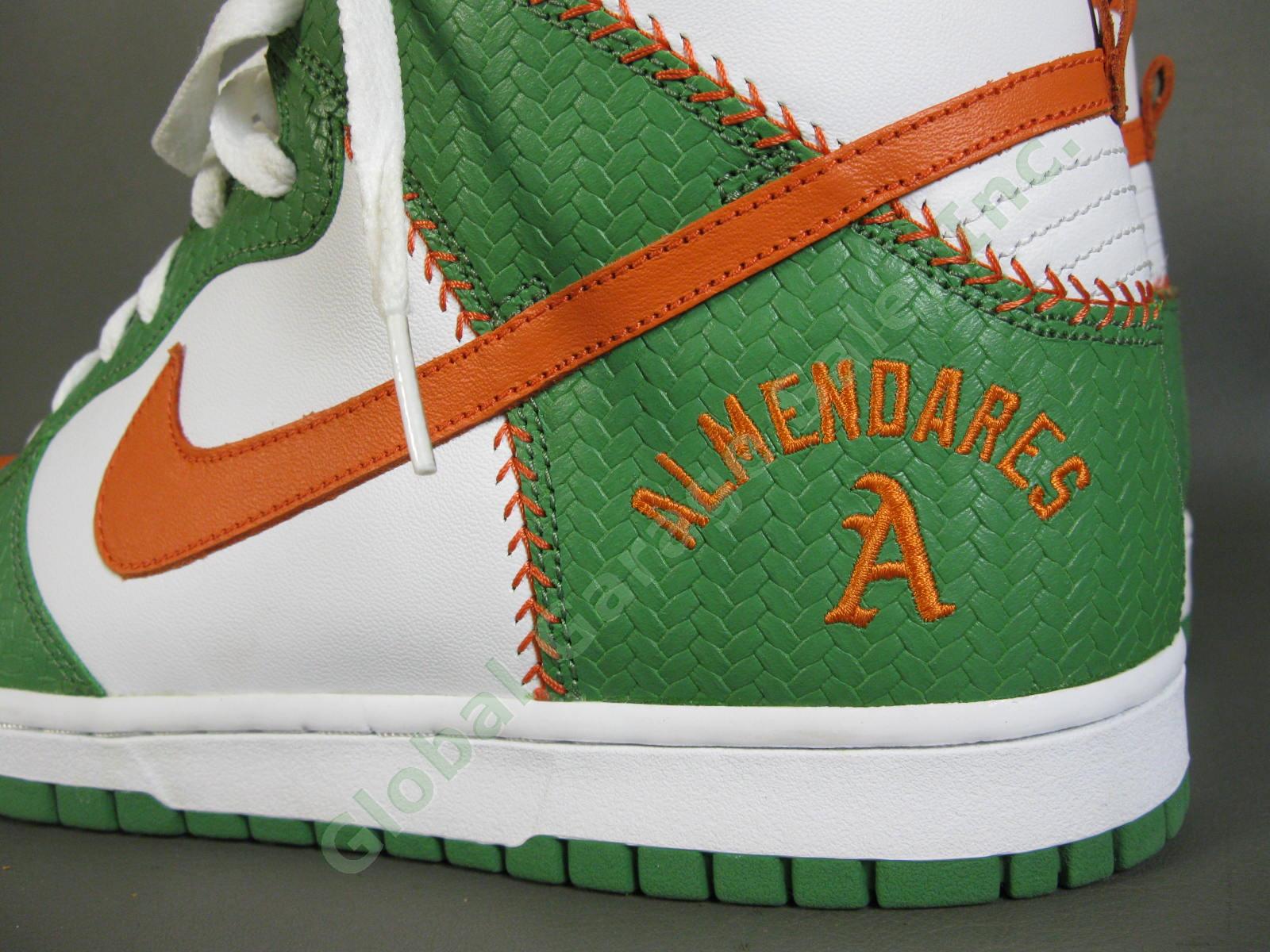2007 Nike Dunk High UTT Cuban Baseball League Almendares Alacranes Sneakers 11.5 8