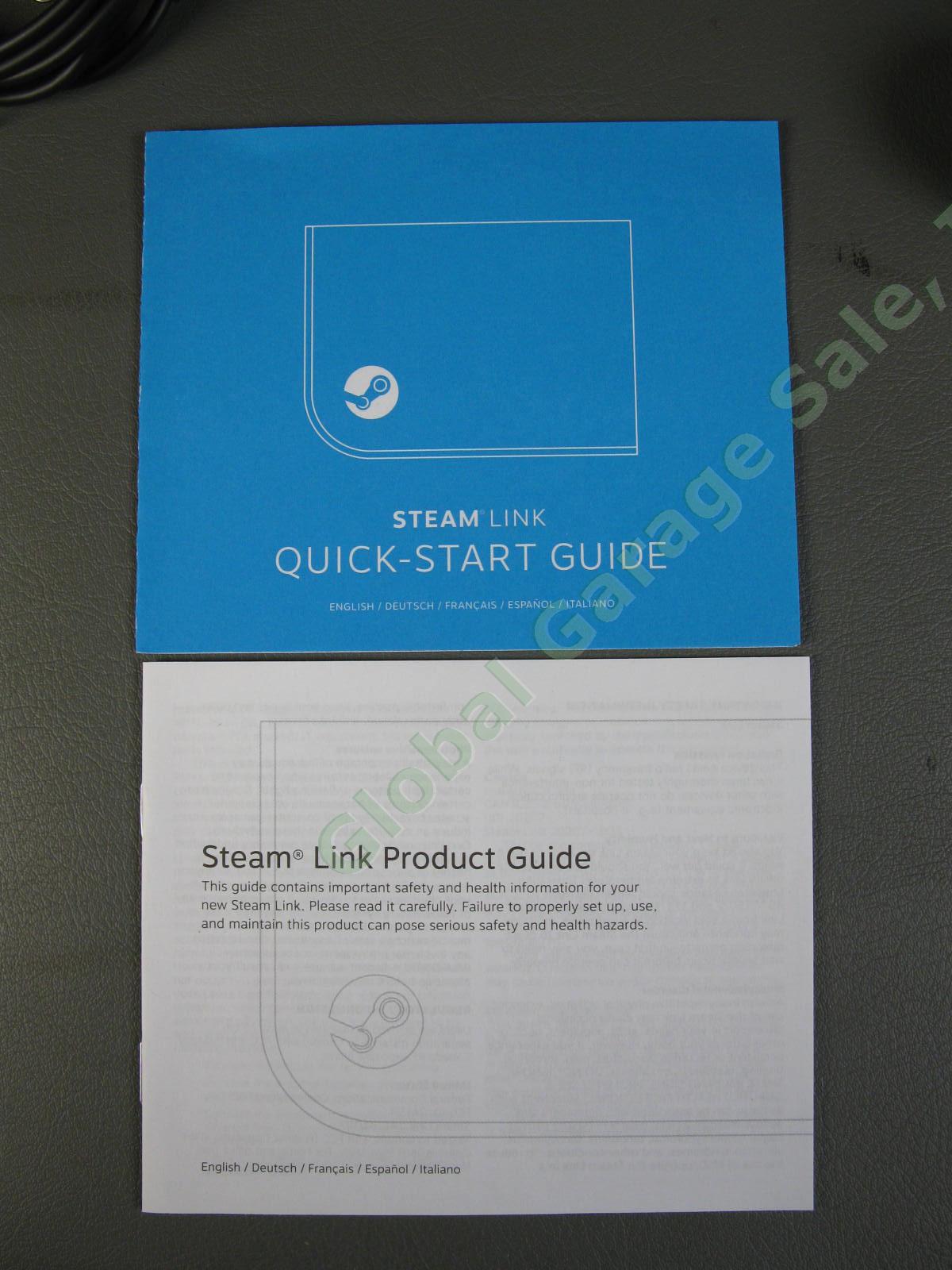Valve Steam Link Model 1003 HDMI USB Power Adapter User Guide Perfect Condition 3