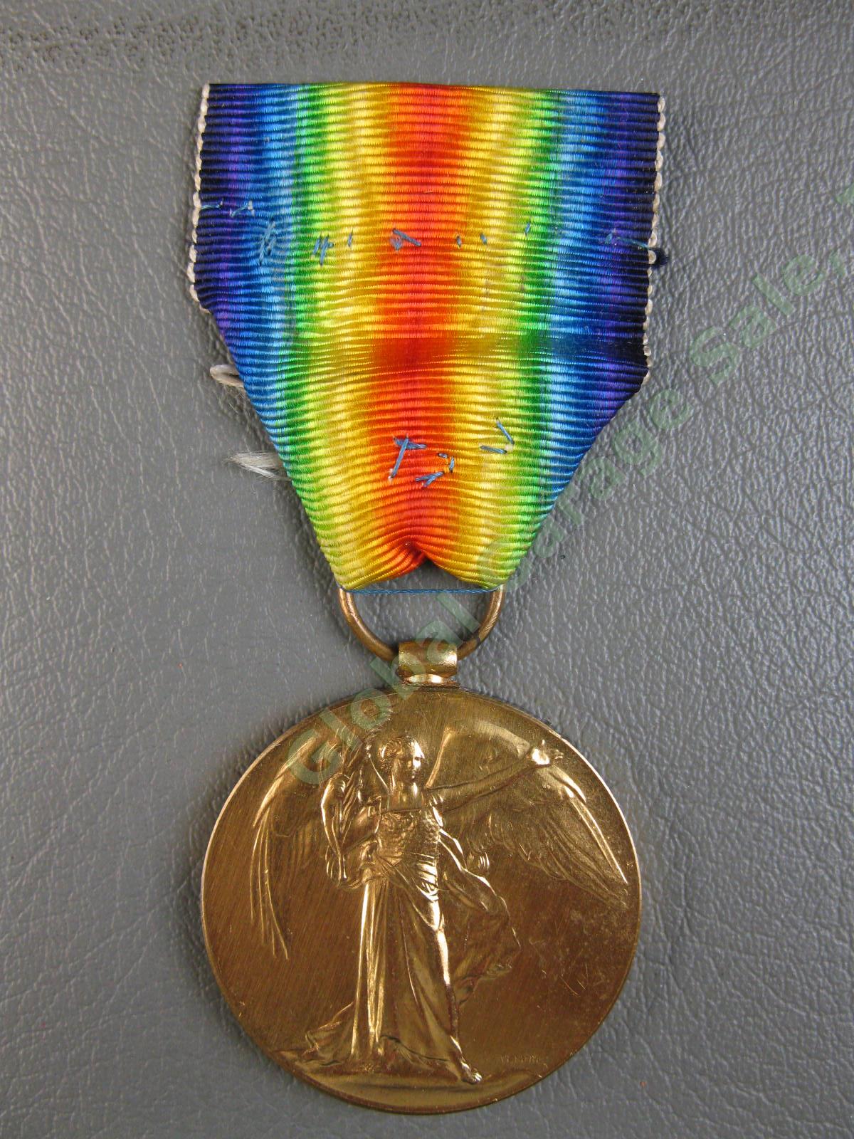 Original British WWI Victory Medal 1914-1919 WW1 RFA 157th Brigade 2Lt MacGregor 2