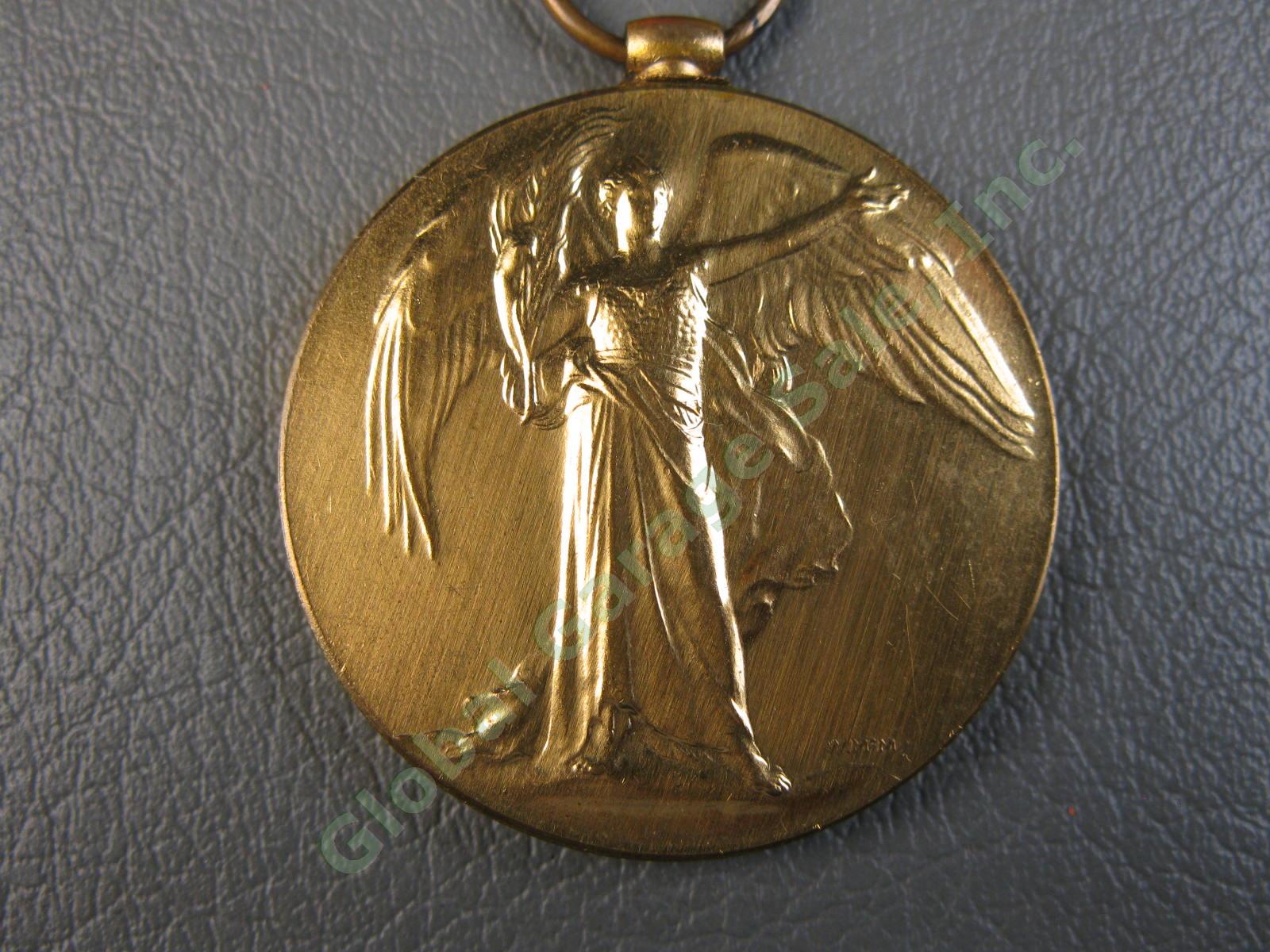 Original British WWI Victory Medal 1914-1919 WW1 RFA 157th Brigade 2Lt MacGregor 3