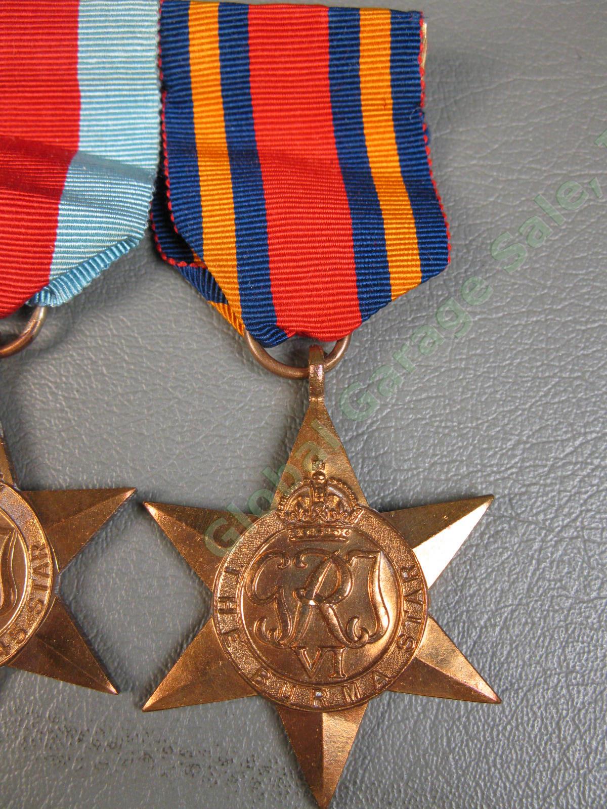 Original WWI WWII British War Medal India Waziristan India Burma Star RSP Bates 5
