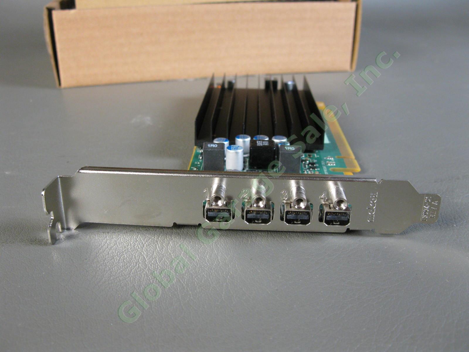 Matrox C420-E4GBLAF Low Profile PCIe x16 Quad Video Card Mini DisplayPort 4GB 3