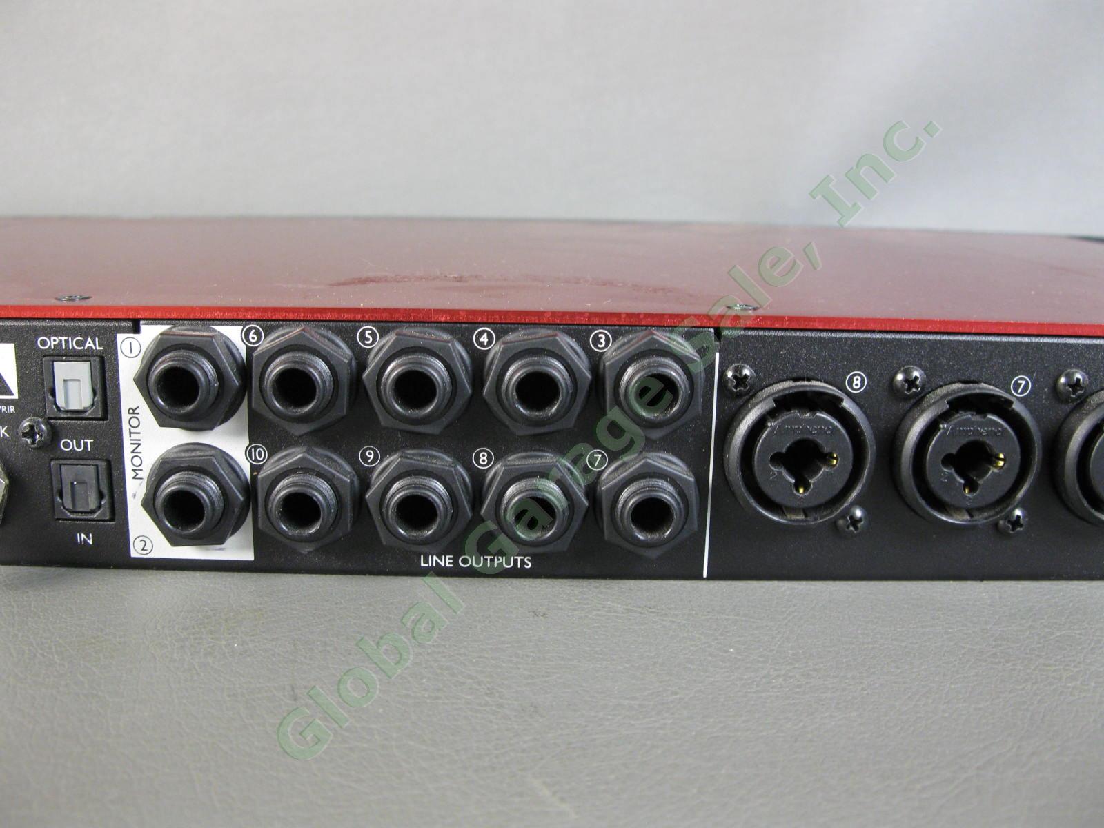 Used 1st Gen Focusrite Scarlett 18i20 USB 2.0 Audio Interface Rack Mount WORKING 6