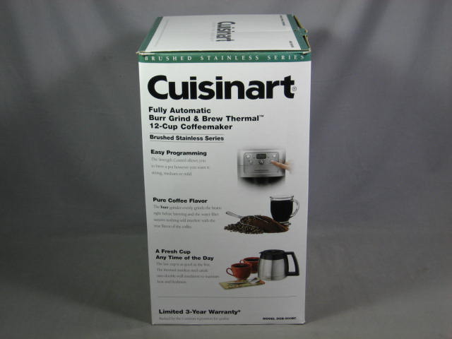 Cuisinart DGB-900BC 12 Cup Coffee Maker W/ Bean Grinder 1