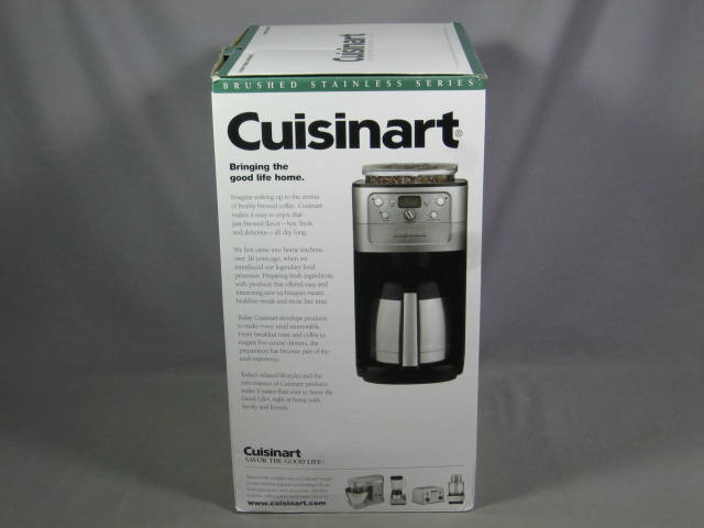 Cuisinart DGB-900BC 12 Cup Coffee Maker W/ Bean Grinder 3