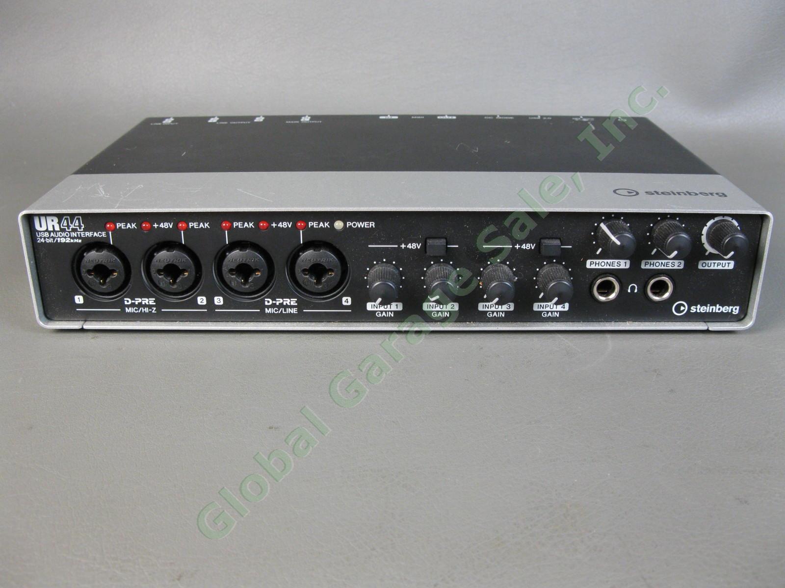 Steinberg UR44 USB 2.0 Audio/MIDI Digital Recording Interface 24bit 192kHz 6 In