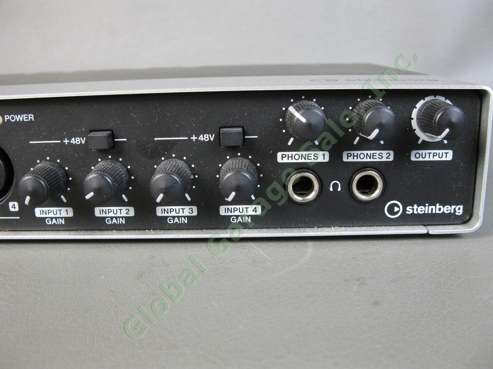 Steinberg UR44 USB 2.0 Audio/MIDI Digital Recording Interface 24bit 192kHz 6 In 2