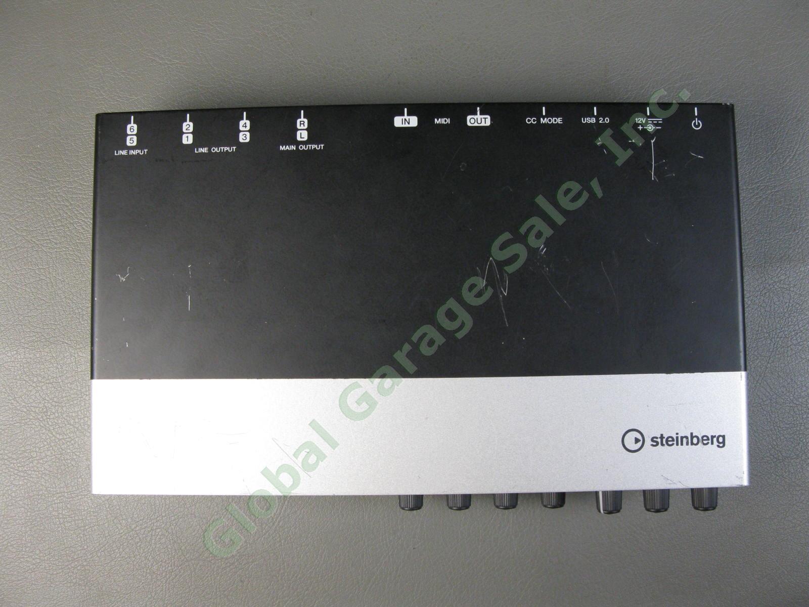 Steinberg UR44 USB 2.0 Audio/MIDI Digital Recording Interface 24bit 192kHz 6 In 3