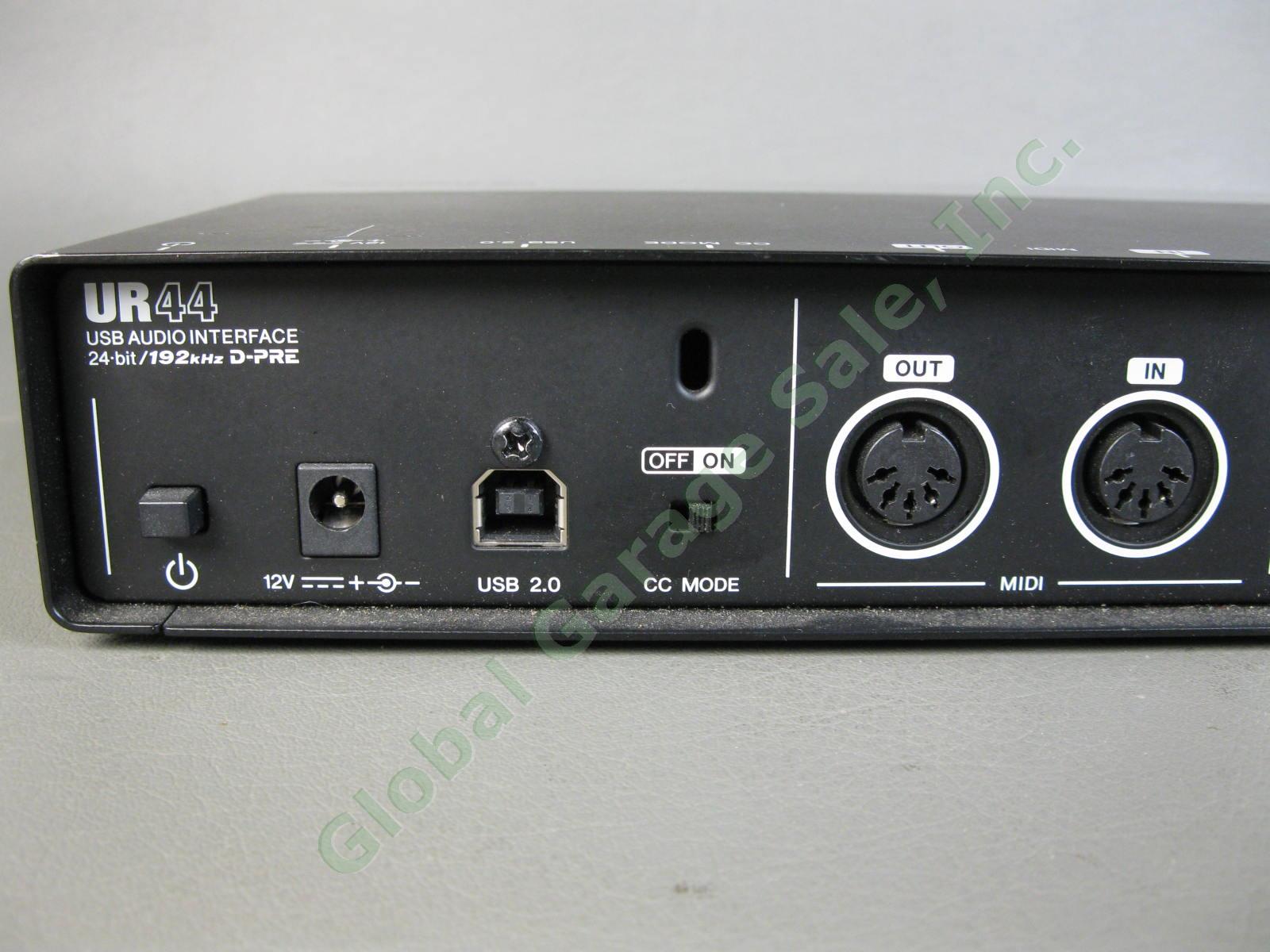 Steinberg UR44 USB 2.0 Audio/MIDI Digital Recording Interface 24bit 192kHz 6 In 5
