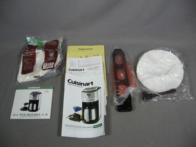 Cuisinart DGB-900BC 12 Cup Coffee Maker W/ Bean Grinder 9
