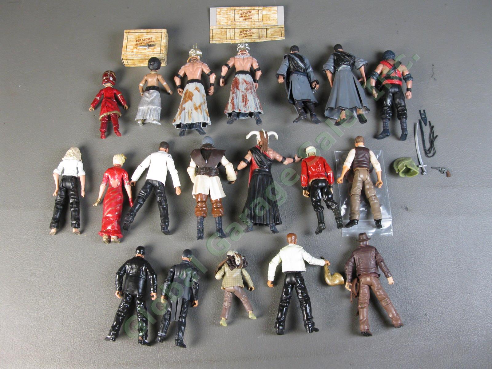 HUGE Indiana Jones & The Temple Of Doom Custom Action Figure LOT 1/18 3.75 SET 3