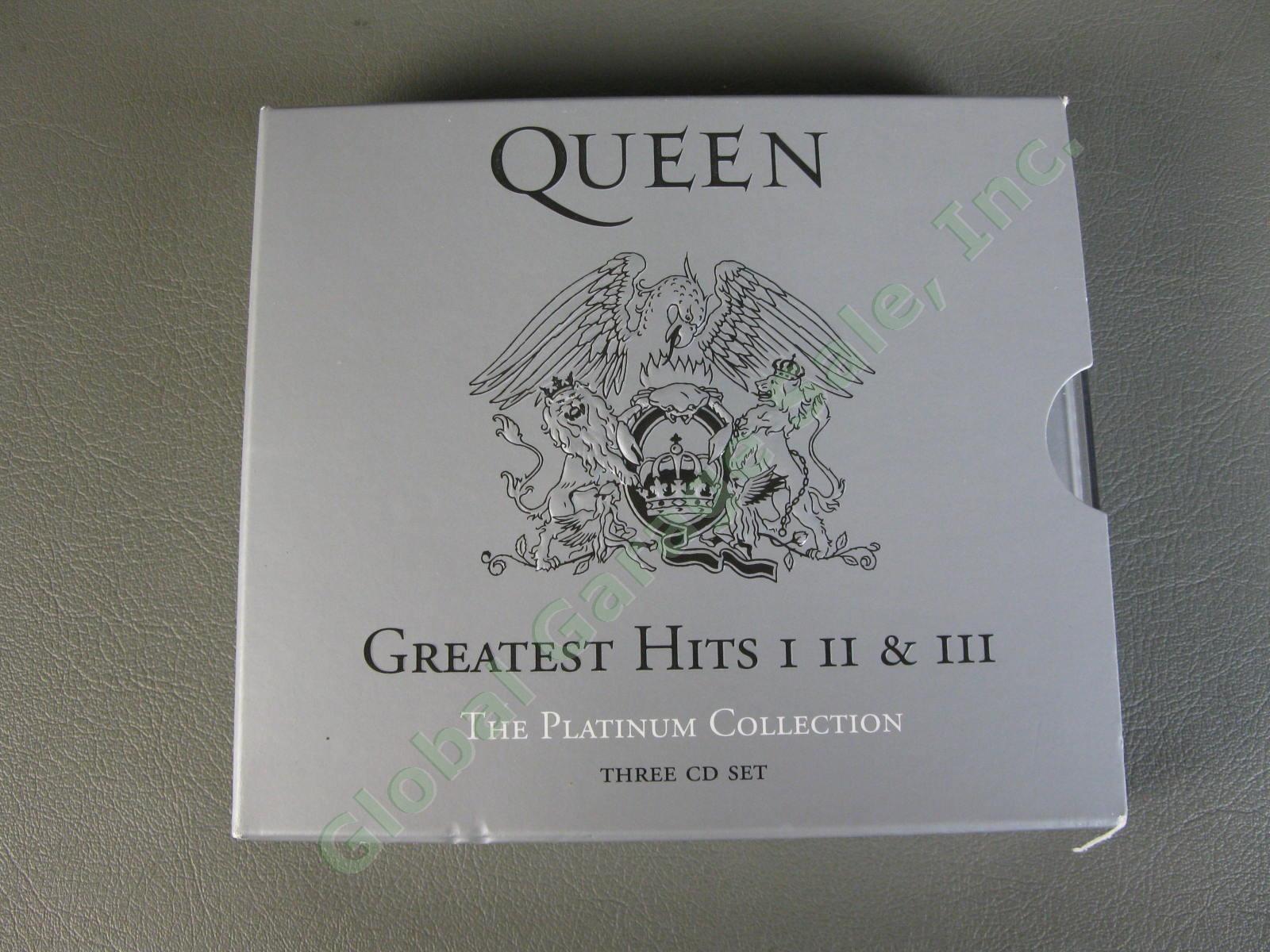 Queen Greatest Hits I II & III The Platinum Collection 3 CD Set Classic Rock NR