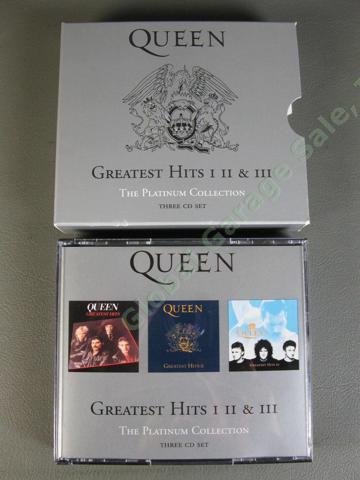 Queen Greatest Hits I II & III The Platinum Collection 3 CD Set Classic Rock NR 2