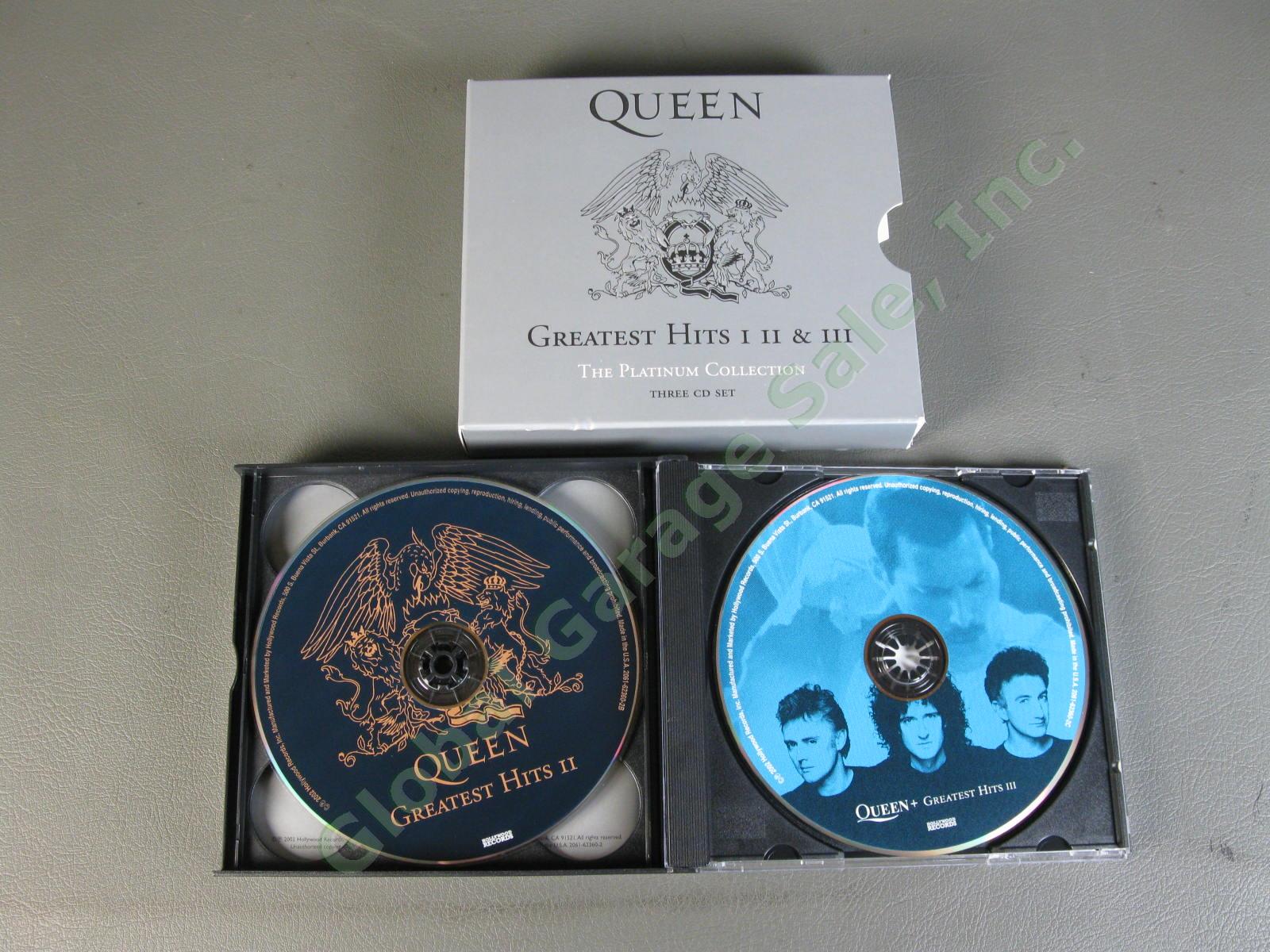 Queen Greatest Hits I II & III The Platinum Collection 3 CD Set Classic Rock NR 5