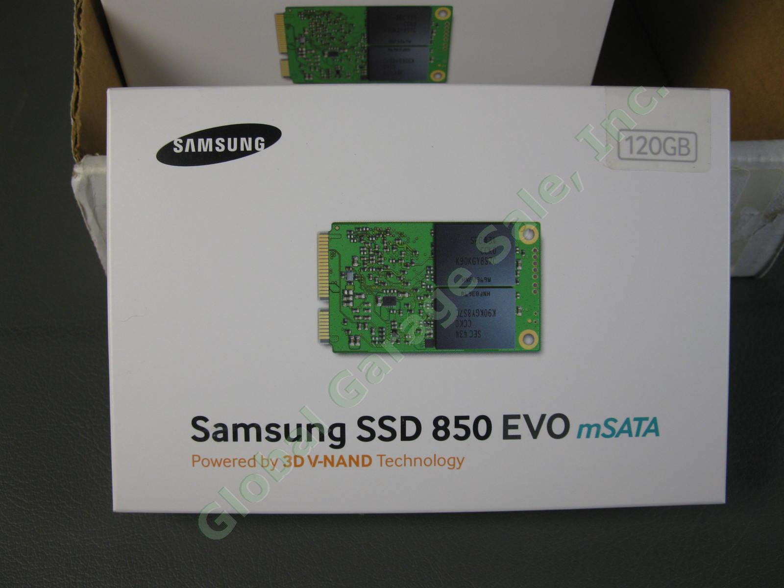 2 SEALED Samsung 850 EVO 120GB mSATA SSD MZ-M5E120BW 3D V-NAND Solid State Drive 1