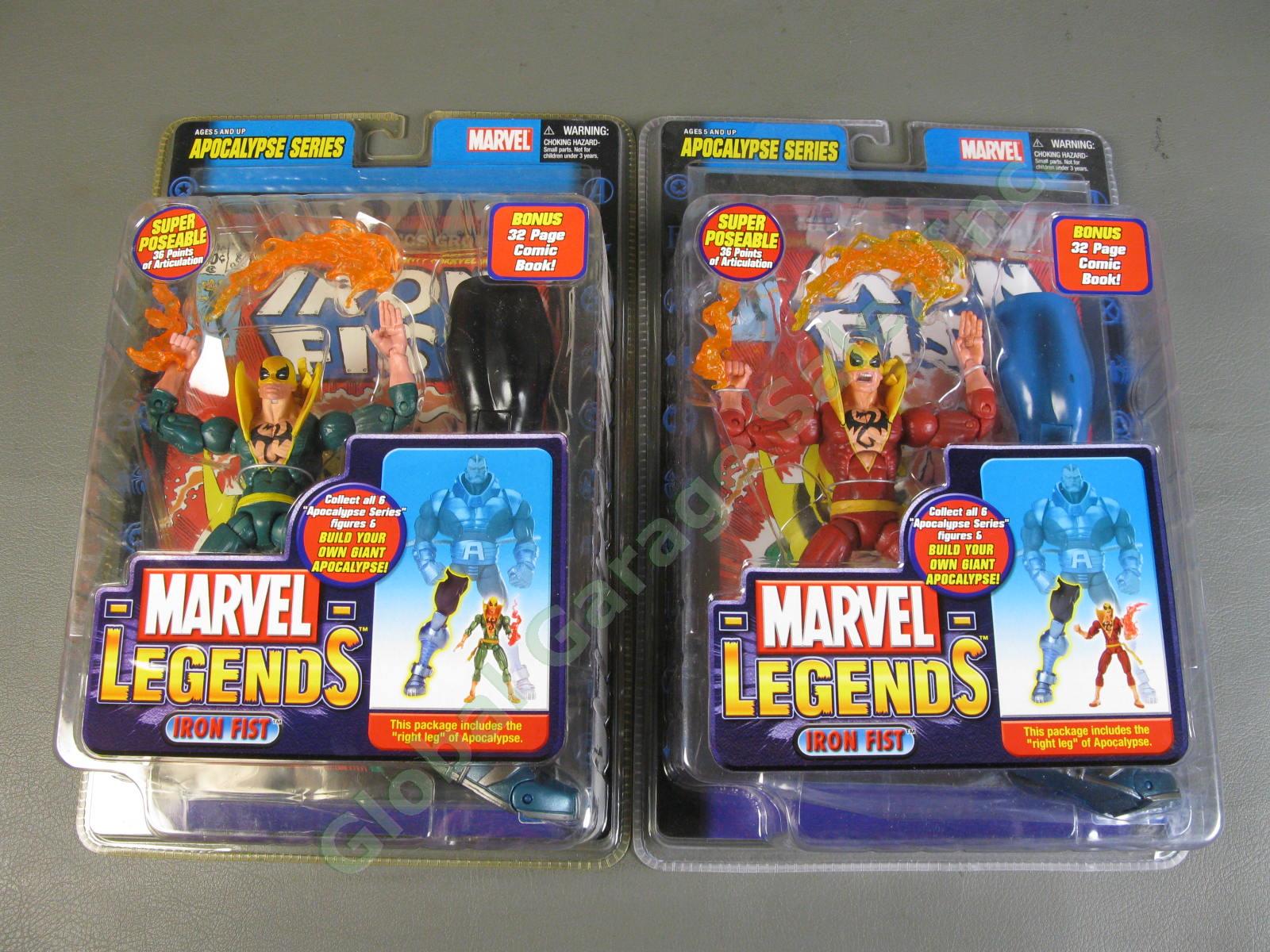 11 Sealed Figure COMPLETE SET +Variants ToyBiz Marvel Legends Apocalypse BAF NIB 1