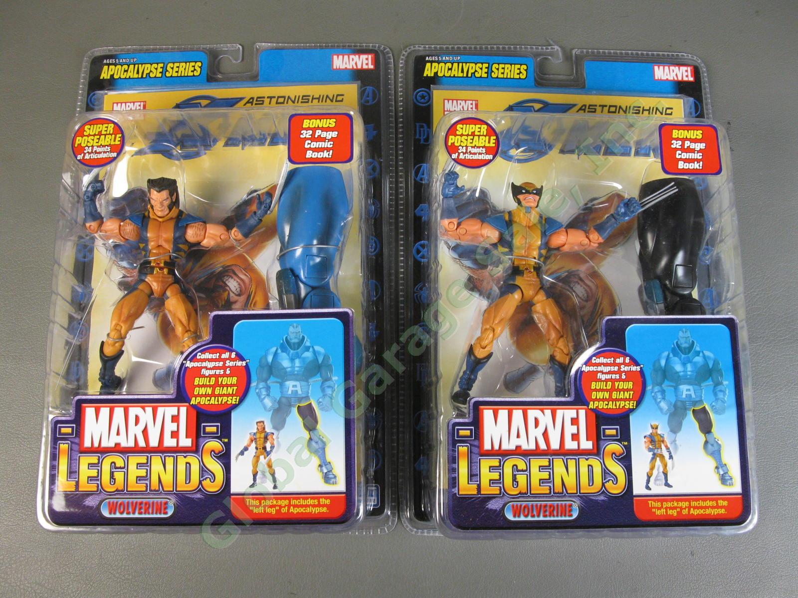 11 Sealed Figure COMPLETE SET +Variants ToyBiz Marvel Legends Apocalypse BAF NIB 2